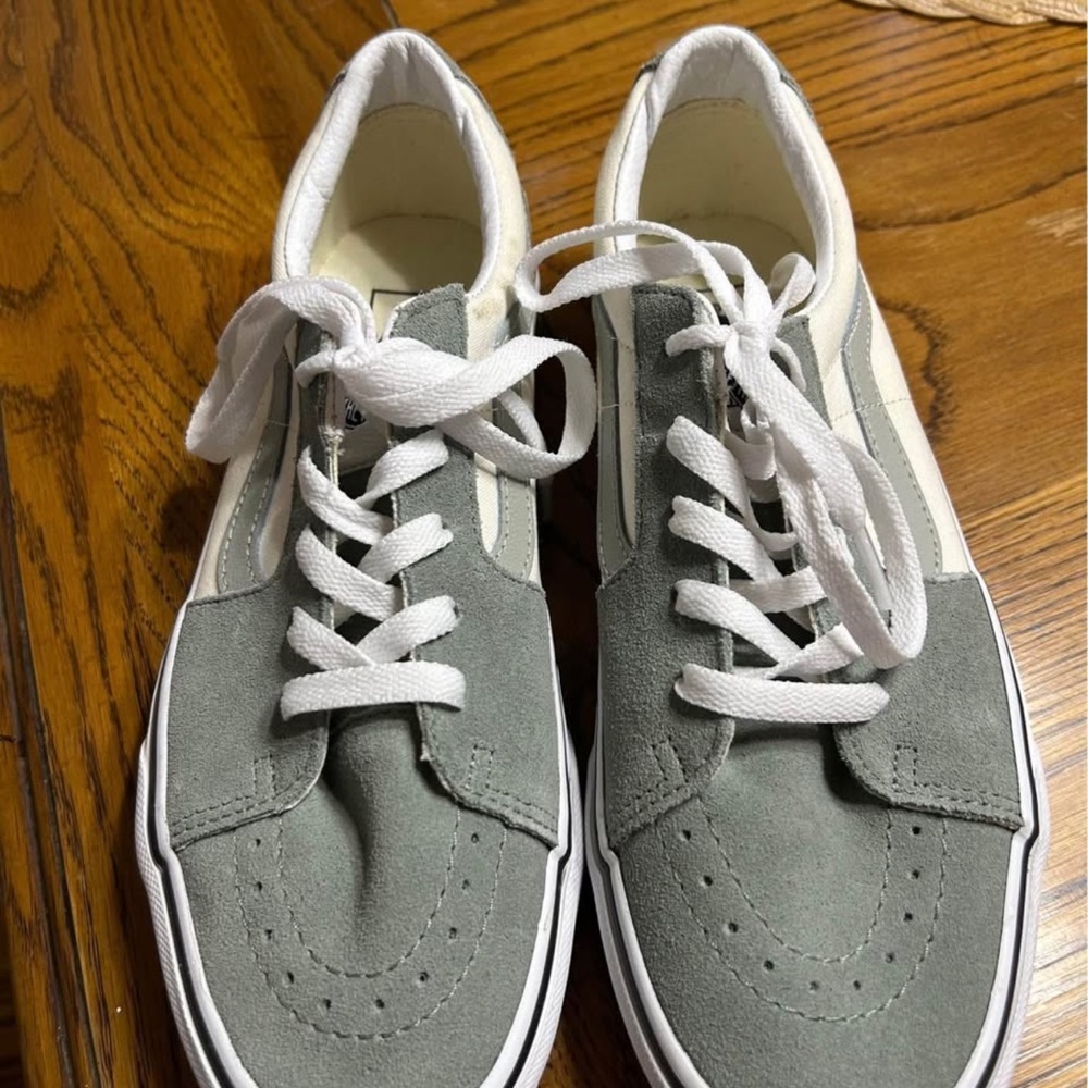 Vans Gray and White Men's Sneakers